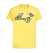 Детская футболка Butterfly напис Лимонный фото