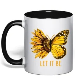 Чашка с цветной ручкой