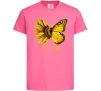 Дитяча футболка Соняшник-метелик Яскраво-рожевий фото