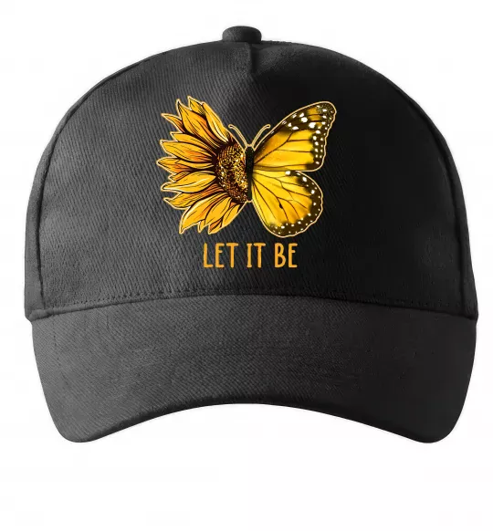 Кепка Соняшник-метелик Черный фото