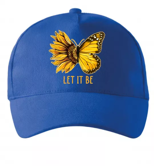 Кепка Соняшник-метелик Ярко-синий фото