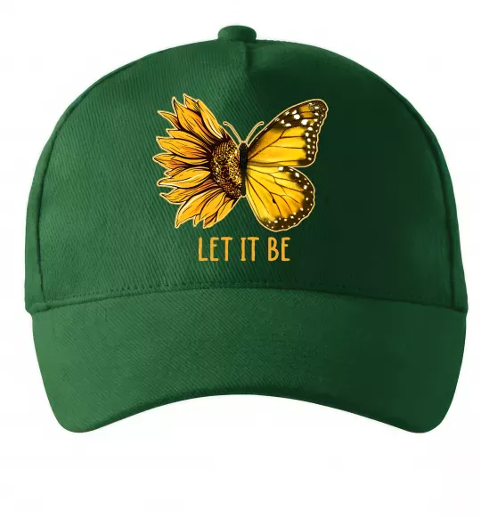 Кепка Соняшник-метелик Темно-зеленый фото