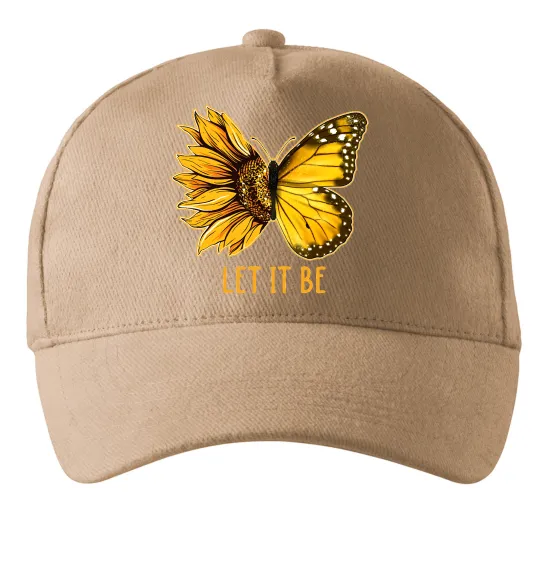 Кепка Соняшник-метелик Пісочний фото