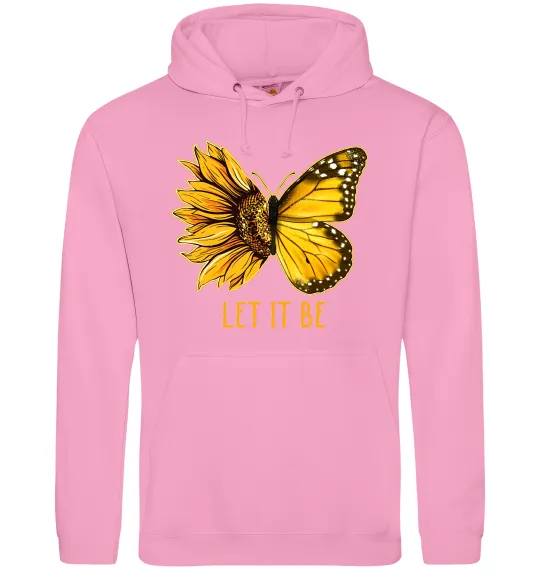 Жіноча толстовка (худі) Соняшник-метелик Рожевий фото