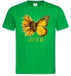 Мужская футболка Соняшник-метелик Зеленый фото
