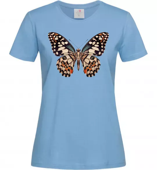 Женская футболка Парусник Демолей Голубой фото