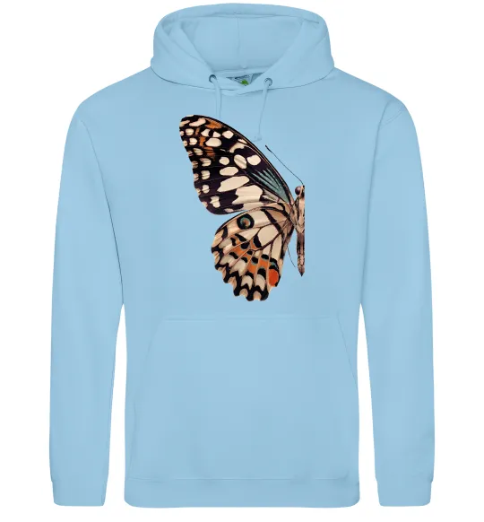 Чоловіча толстовка (худі) Парусник Демолей крило Блакитний фото