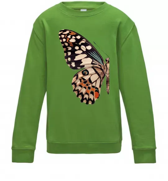 Детский Свитшот Парусник Демолей крило Лаймовый фото