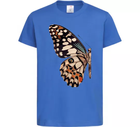 Детская футболка Парусник Демолей крило Ярко-синий фото