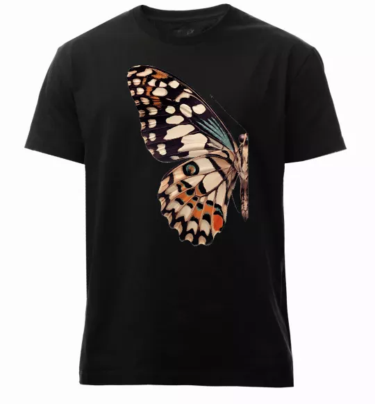 Мужская премиум футболка Парусник Демолей крило Черный фото