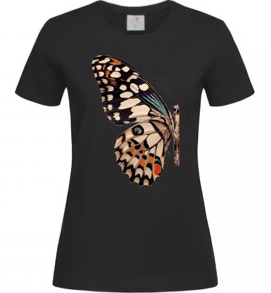 Жіноча футболка Парусник Демолей крило Чорний фото