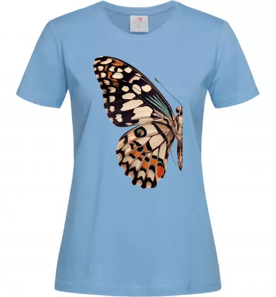 Жіноча футболка Парусник Демолей крило Блакитний фото