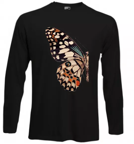 Лонгслив Парусник Демолей крило Черный фото