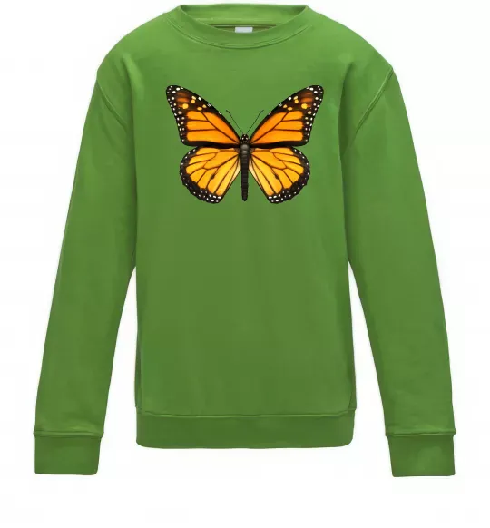 Дитячий світшот Монарх Лаймовий фото