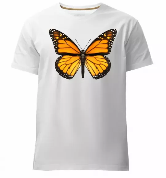 Мужская премиум футболка Монарх Белый фото