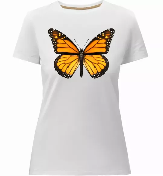 Женская премиум футболка Монарх Белый фото