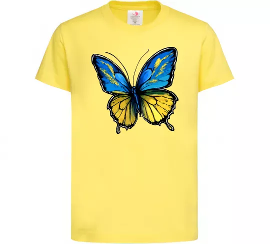 Детская футболка Метелик жовто-блакитний Лимонный фото