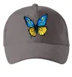 Кепка Метелик жовто-блакитний Серый фото