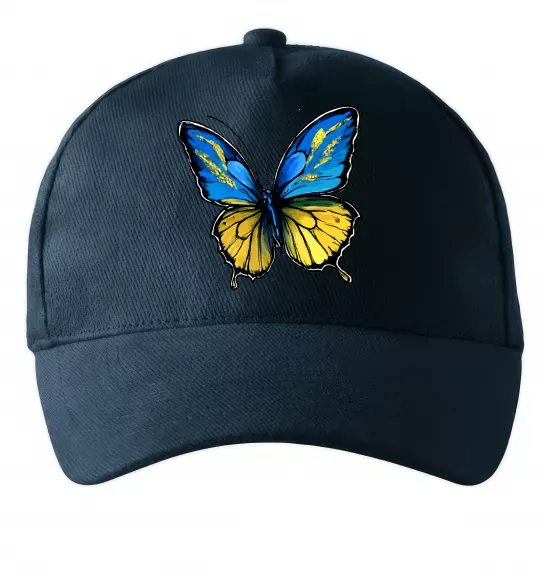 Кепка Метелик жовто-блакитний Темно-синий фото