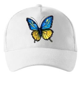 Кепка Метелик жовто-блакитний