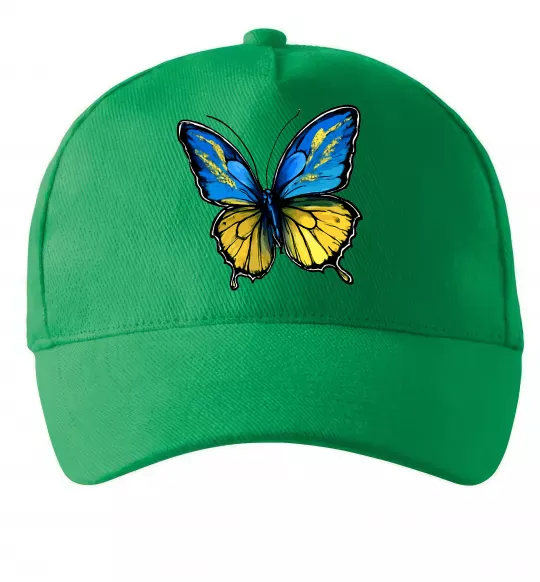 Кепка Метелик жовто-блакитний Зеленый фото