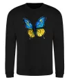 Свитшот Метелик жовто-блакитний Черный фото