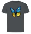 Мужская футболка Метелик жовто-блакитний Графит фото