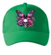 Кепка Метелик череп та троянди Зелений Кепка Метелик череп та троянди Зелений фото