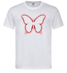 Мужская футболка Неоновий силует метелика