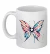 Чашка керамическая Метелик арт Белый фото