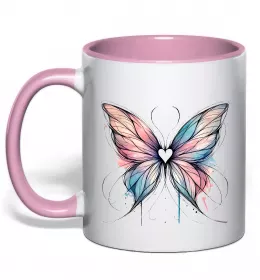 Чашка с цветной ручкой