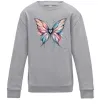 Детский Свитшот Метелик арт Серый меланж фото