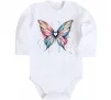 Дитячий бодік Метелик арт Білий фото