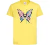 Дитяча футболка Метелик арт Лимонний фото