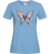 Женская футболка Метелик арт Голубой фото