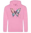 Жіноча толстовка (худі) Метелик арт Рожевий фото
