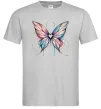 Мужская футболка Метелик арт Серый фото