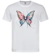 Мужская футболка Метелик арт Белый фото