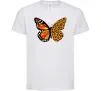 Детская футболка Метелик леопард Белый фото
