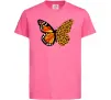Детская футболка Метелик леопард Ярко-розовый фото