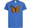 Детская футболка Метелик леопард Ярко-синий фото