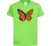 Детская футболка Метелик леопард Лаймовый фото