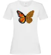 Женская футболка Метелик леопард Белый фото