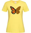 Женская футболка Метелик леопард Лимонный фото