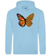 Мужская толстовка (худи) Метелик леопард Голубой фото