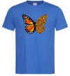 Мужская футболка Метелик леопард Ярко-синий фото