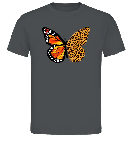 Мужская футболка Метелик леопард Графит фото