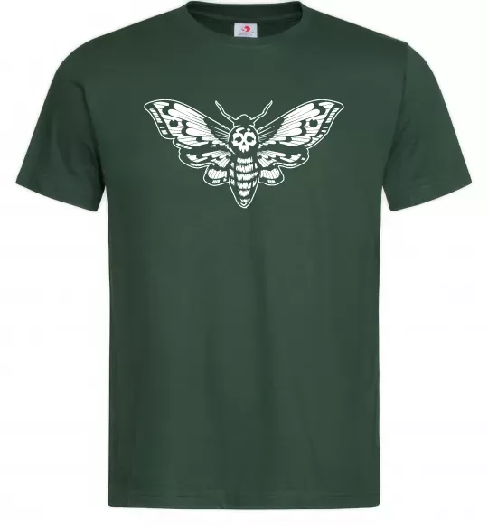 Мужская футболка Бражник Темно-зеленый фото