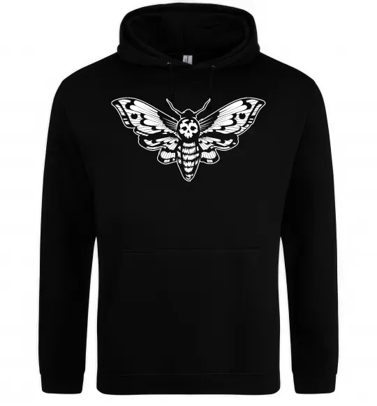 Жіноча толстовка (худі) Бражник Чорний фото