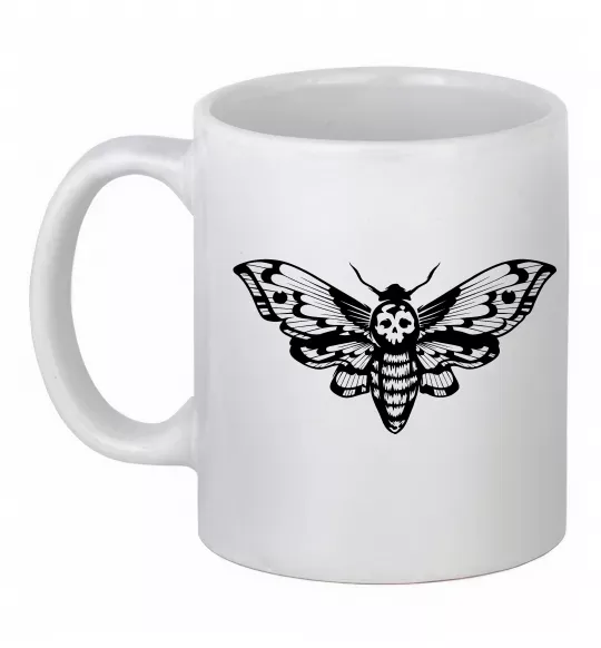 Чашка керамическая Бражник Белый фото